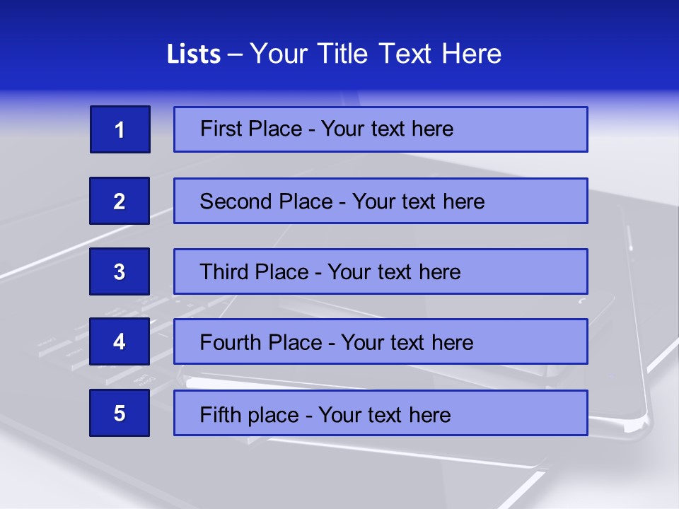 Notebook Internet Design PowerPoint Template
