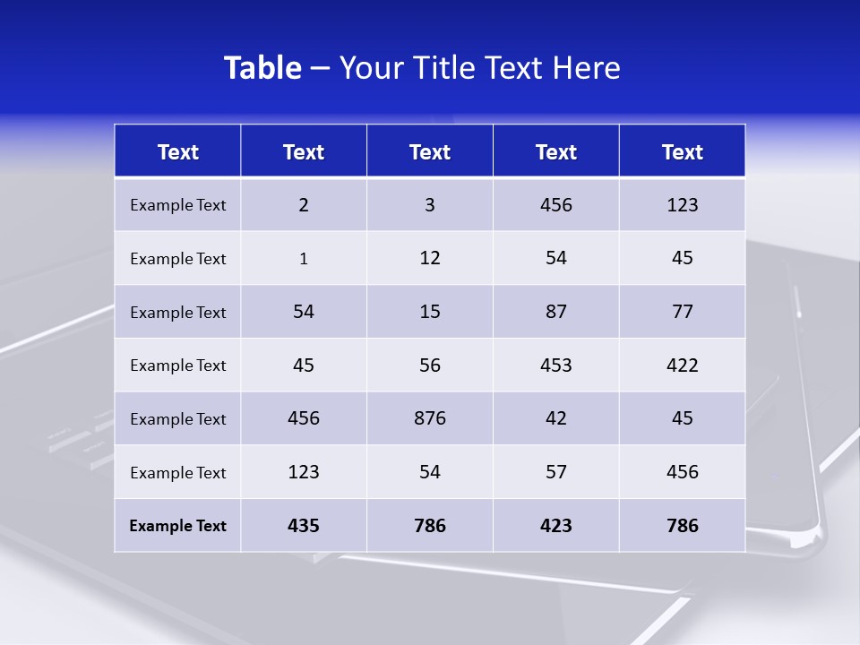 Notebook Internet Design PowerPoint Template