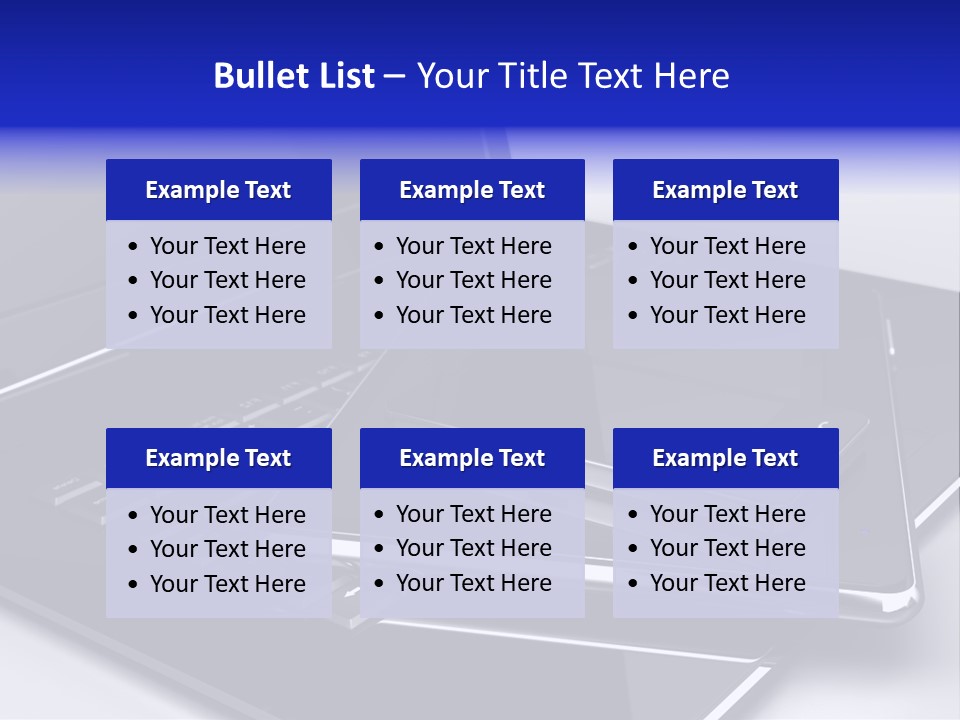 Notebook Internet Design PowerPoint Template