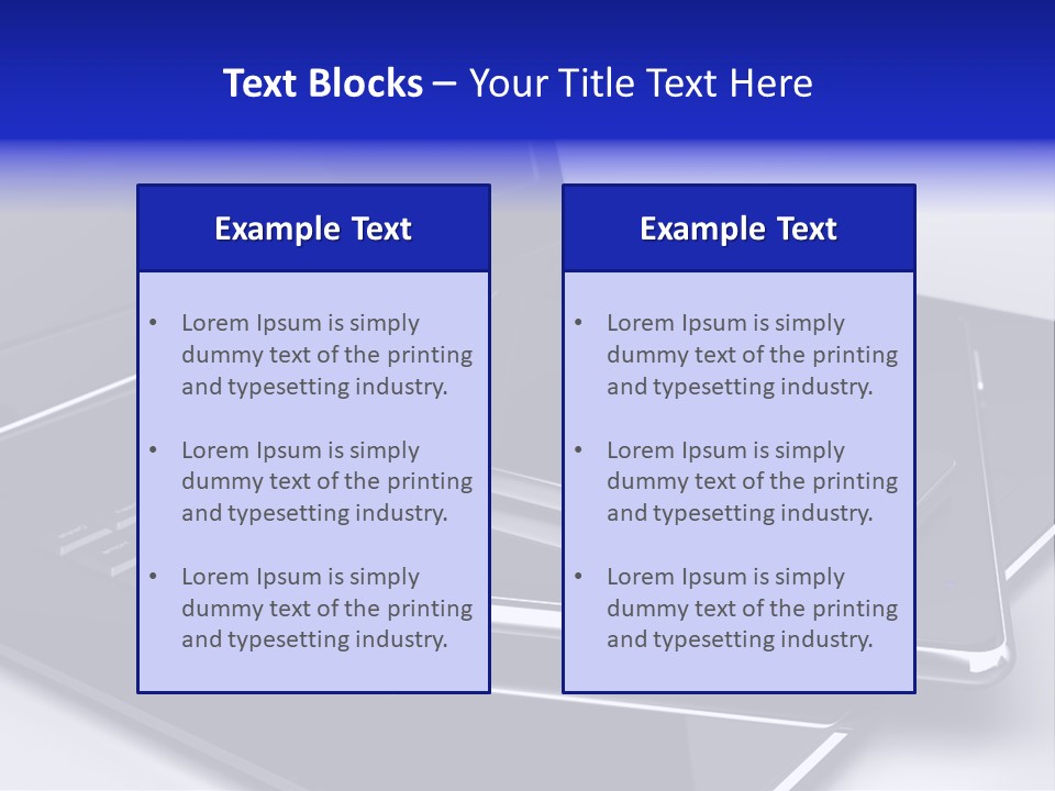 Notebook Internet Design PowerPoint Template