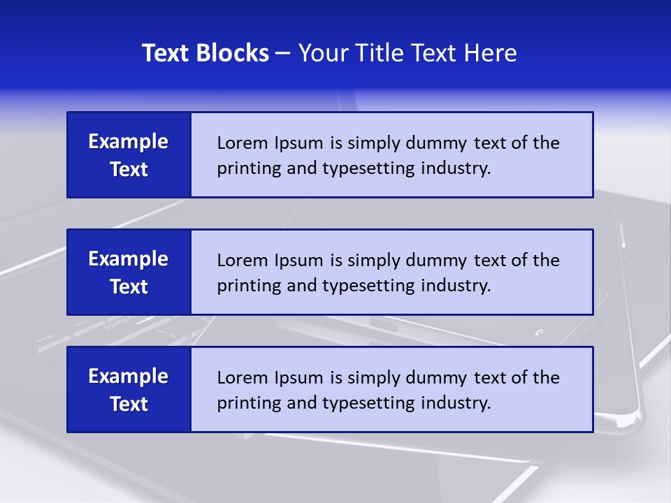 Notebook Internet Design PowerPoint Template