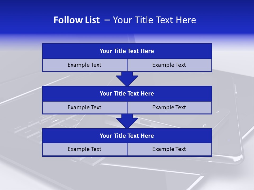 Notebook Internet Design PowerPoint Template