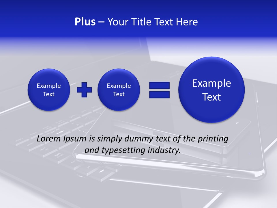 Notebook Internet Design PowerPoint Template