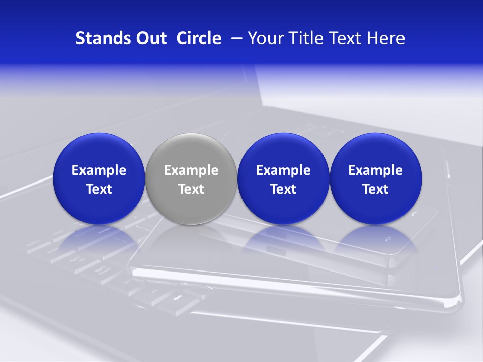 Notebook Internet Design PowerPoint Template