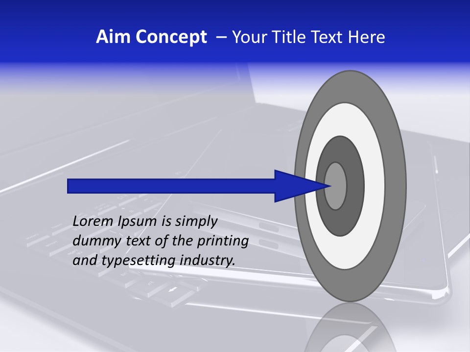 Notebook Internet Design PowerPoint Template