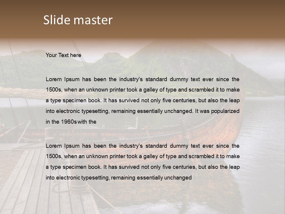 Tradition Hdr Vessel PowerPoint Template