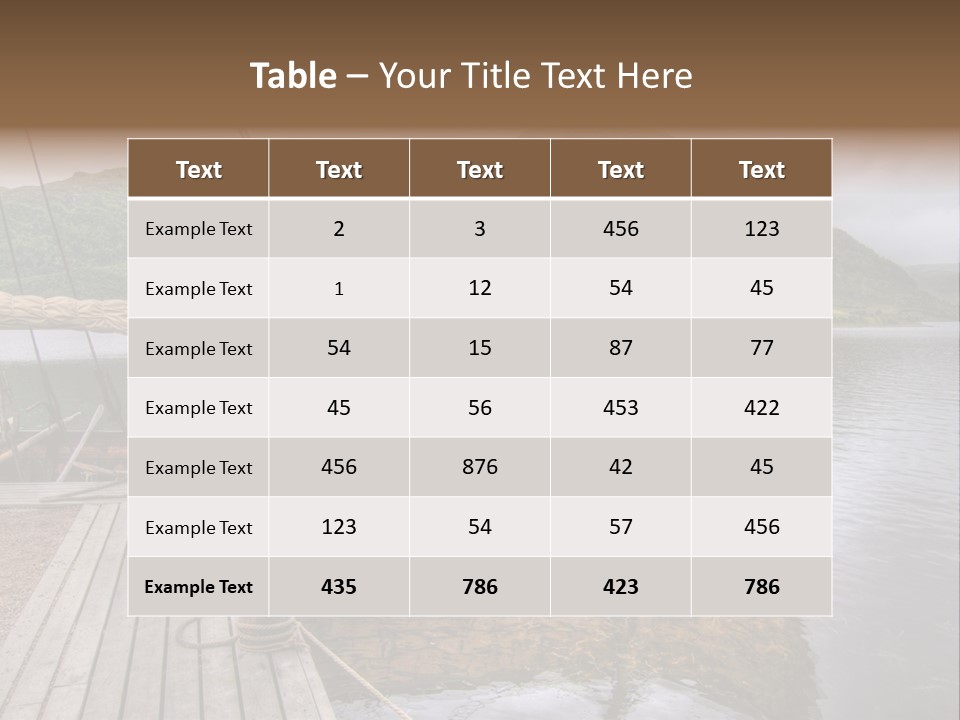 Tradition Hdr Vessel PowerPoint Template