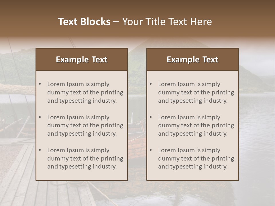Tradition Hdr Vessel PowerPoint Template