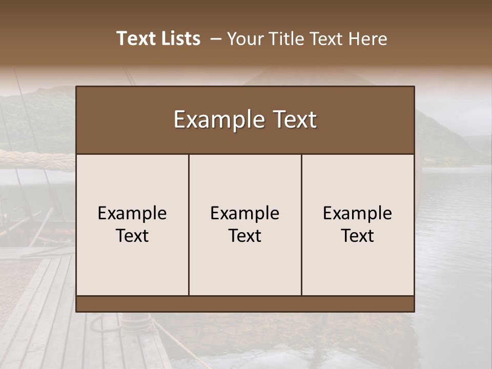 Tradition Hdr Vessel PowerPoint Template