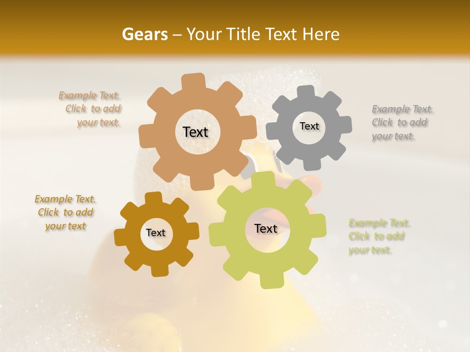 Hygiene Water Float PowerPoint Template