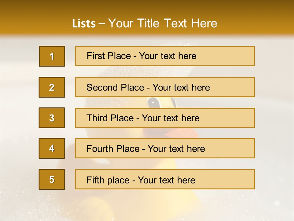 Hygiene Water Float PowerPoint Template