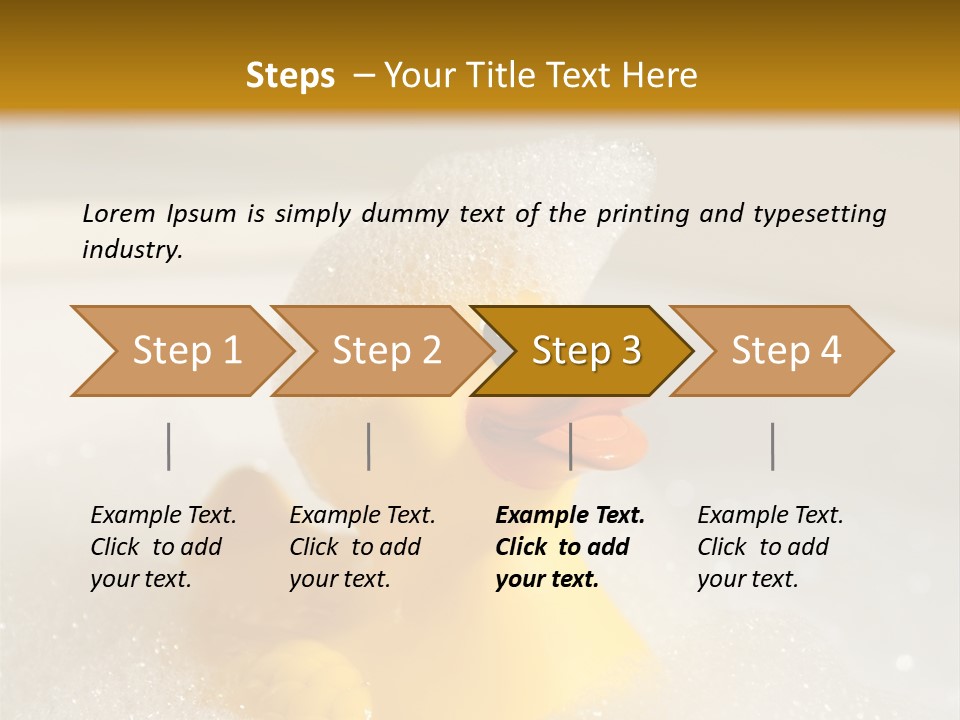 Hygiene Water Float PowerPoint Template