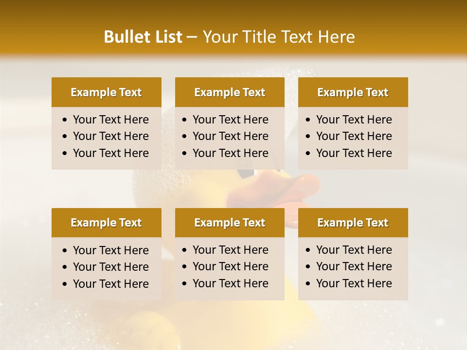 Hygiene Water Float PowerPoint Template