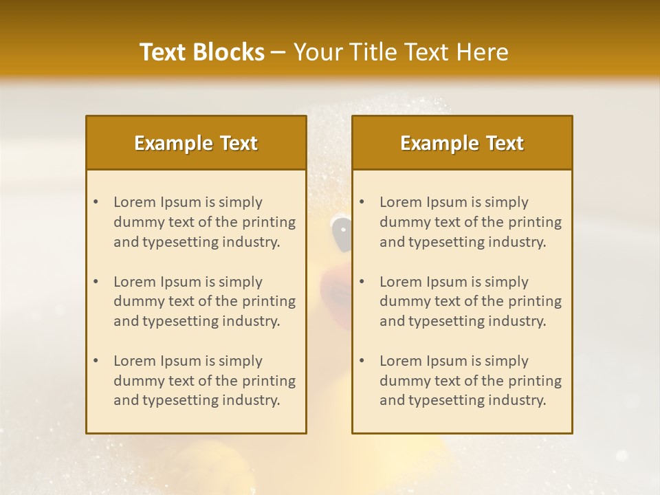 Hygiene Water Float PowerPoint Template