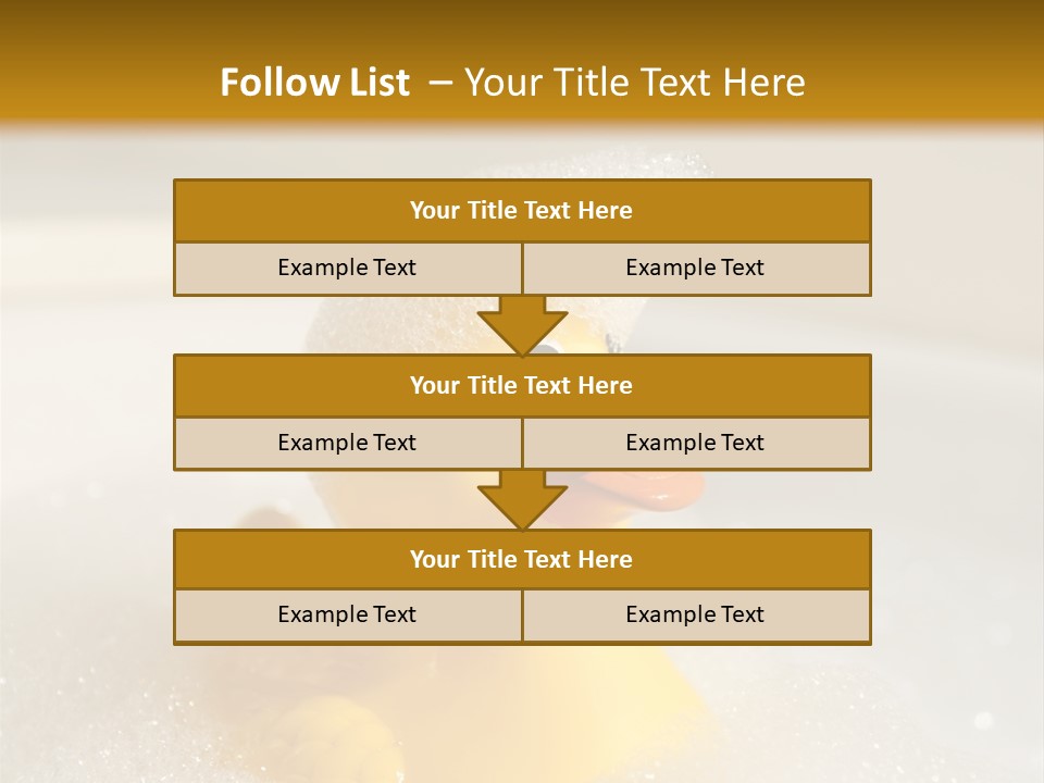 Hygiene Water Float PowerPoint Template