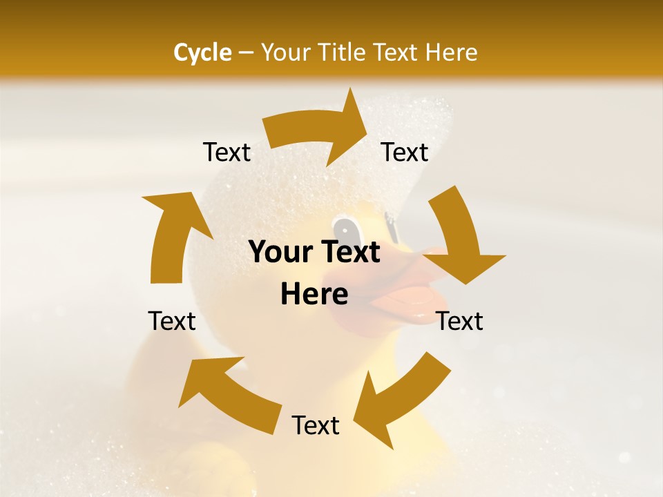 Hygiene Water Float PowerPoint Template