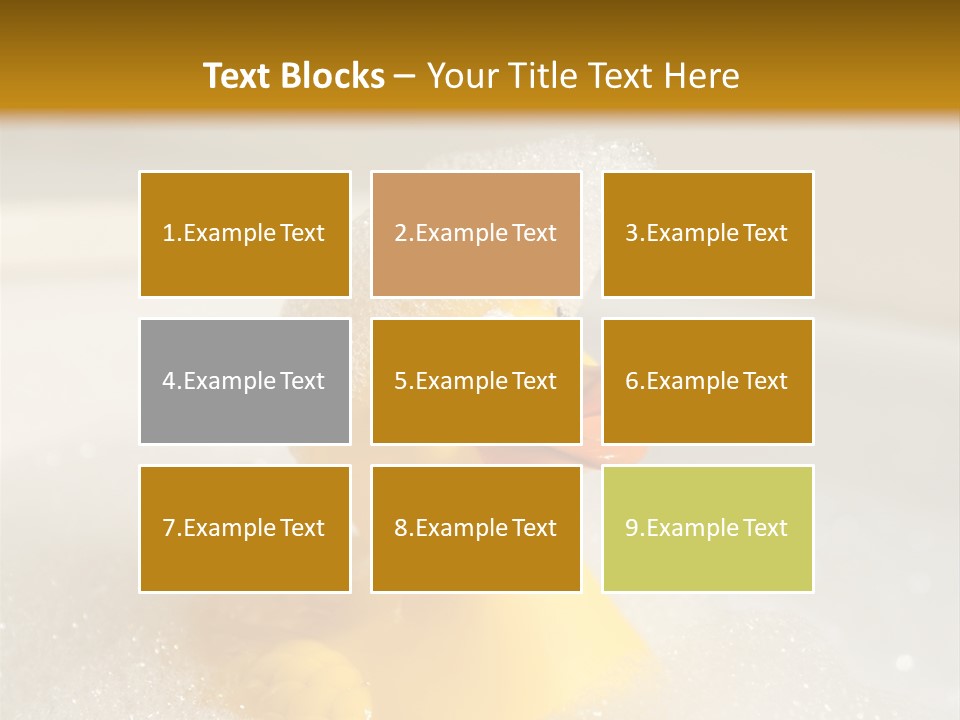 Hygiene Water Float PowerPoint Template