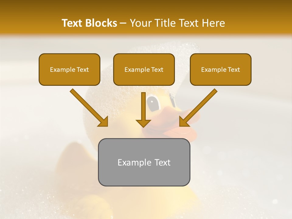 Hygiene Water Float PowerPoint Template
