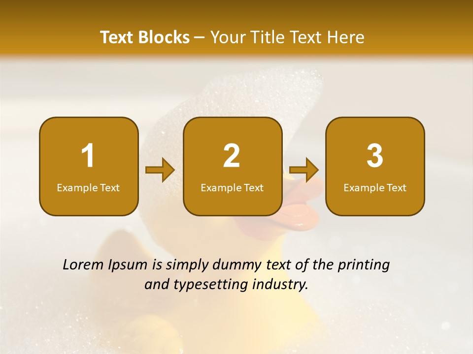 Hygiene Water Float PowerPoint Template