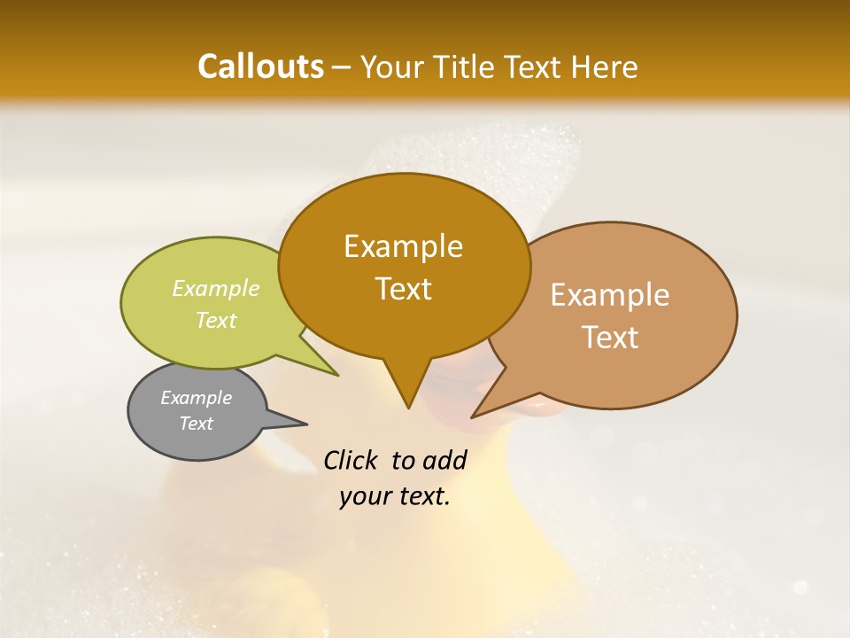 Hygiene Water Float PowerPoint Template