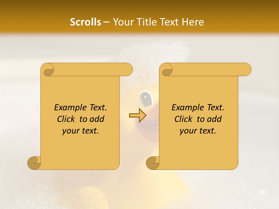 Hygiene Water Float PowerPoint Template