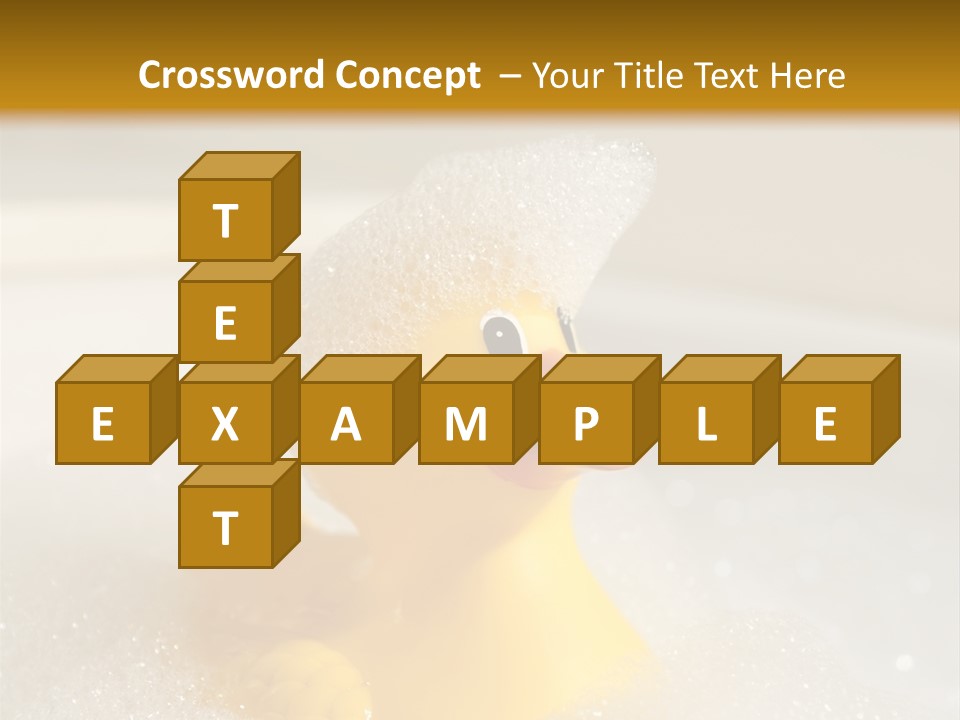 Hygiene Water Float PowerPoint Template