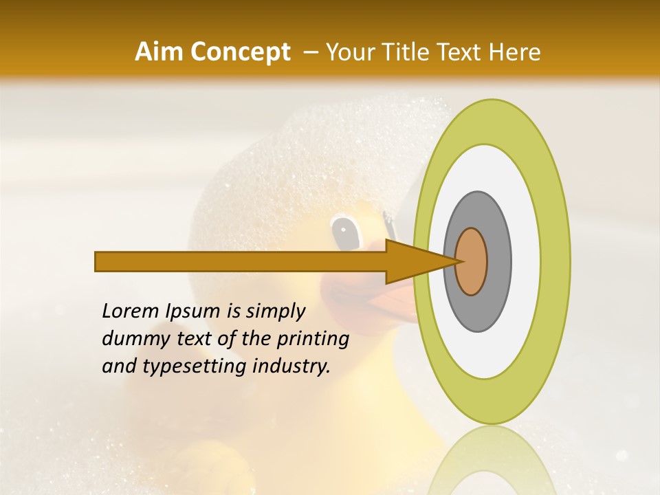 Hygiene Water Float PowerPoint Template