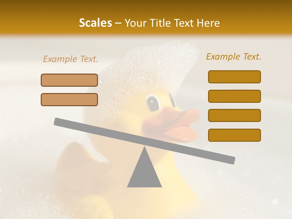 Hygiene Water Float PowerPoint Template