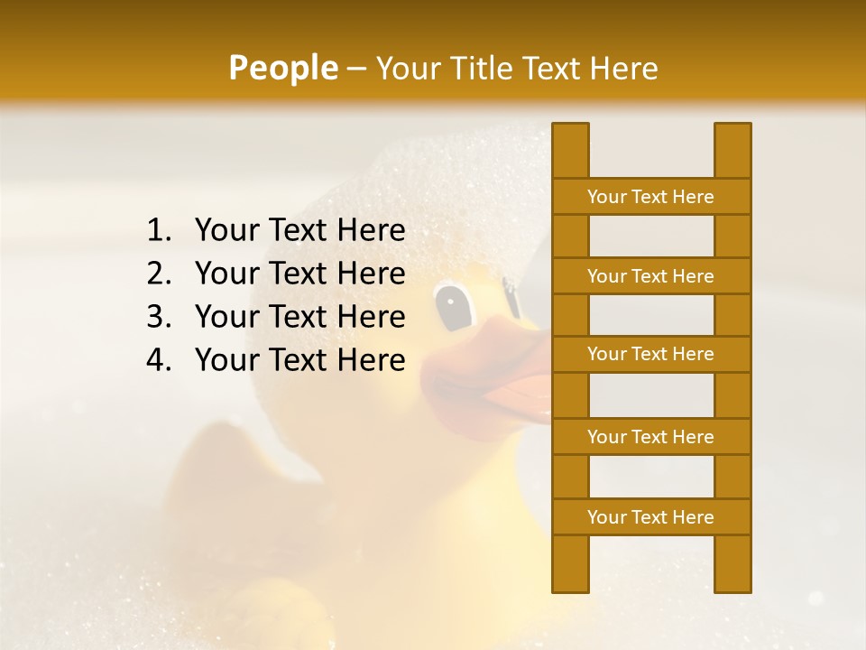 Hygiene Water Float PowerPoint Template