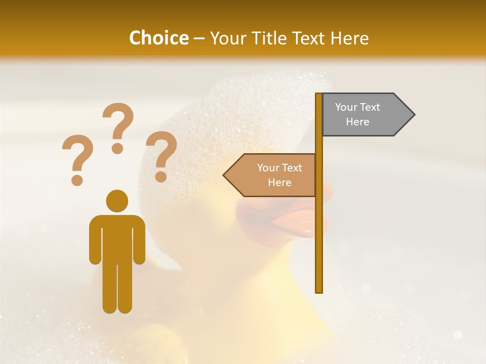 Hygiene Water Float PowerPoint Template