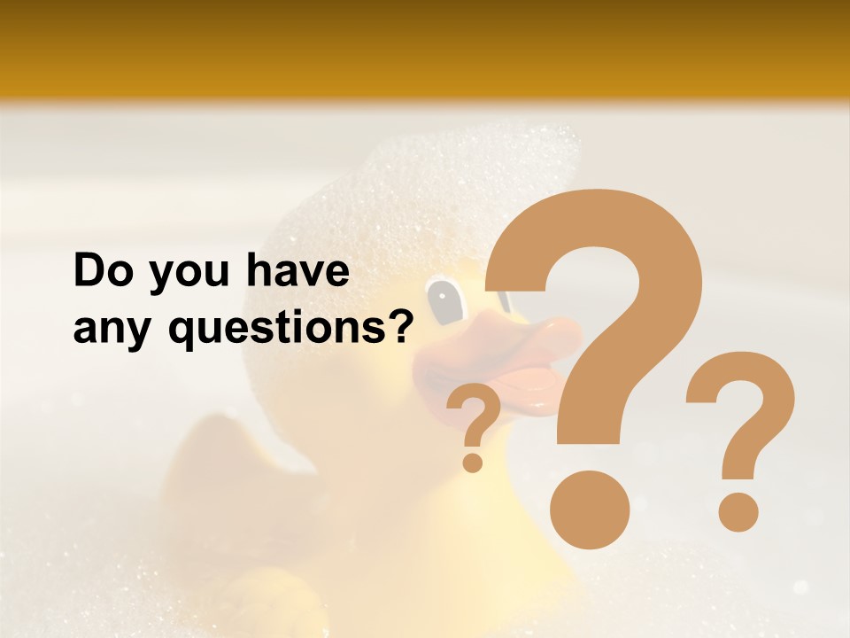 Hygiene Water Float PowerPoint Template