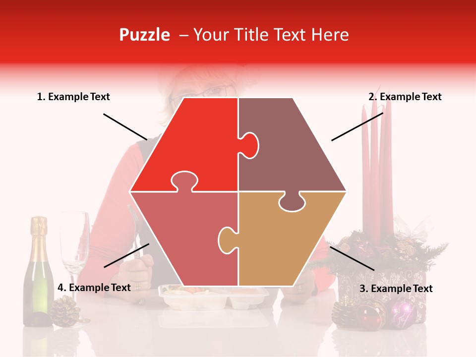 Unhealthy Dinner Sorrow PowerPoint Template