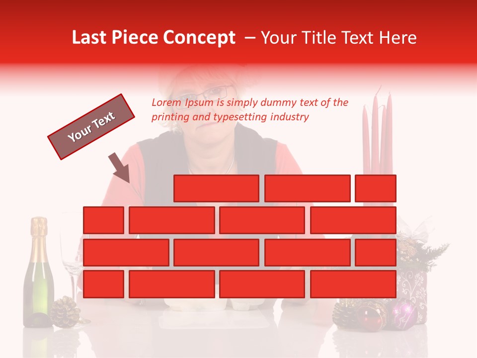 Unhealthy Dinner Sorrow PowerPoint Template