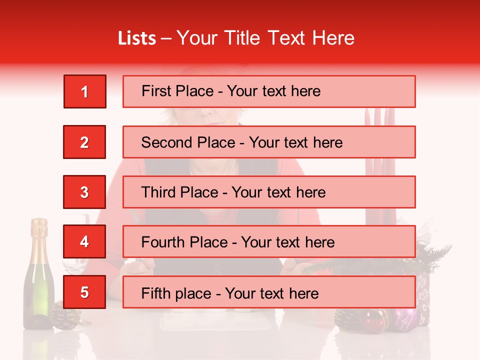 Unhealthy Dinner Sorrow PowerPoint Template