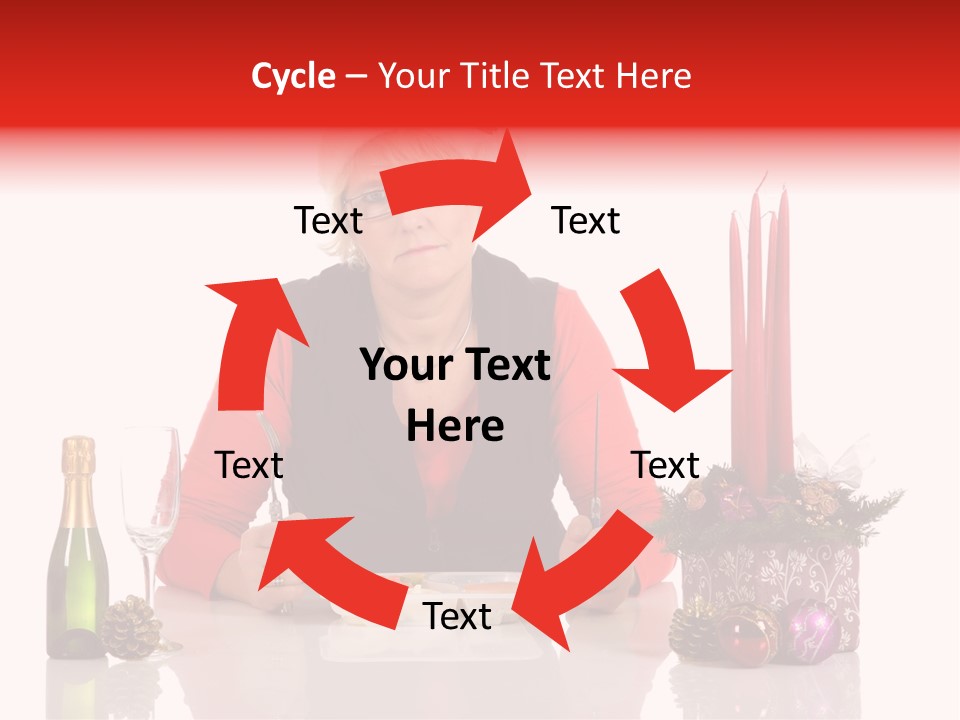 Unhealthy Dinner Sorrow PowerPoint Template