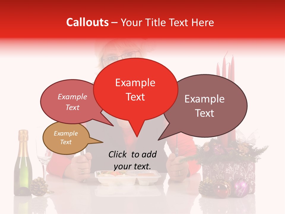 Unhealthy Dinner Sorrow PowerPoint Template