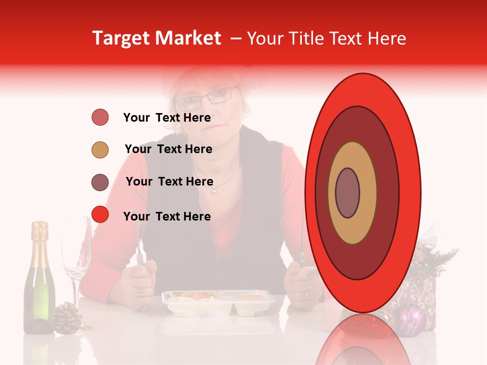 Unhealthy Dinner Sorrow PowerPoint Template