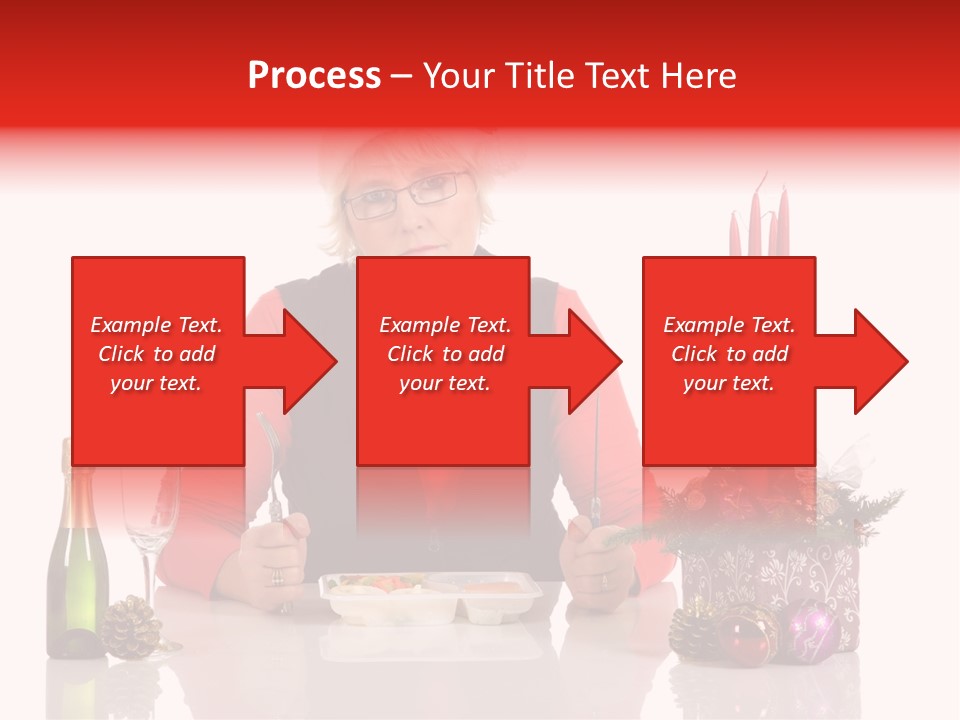 Unhealthy Dinner Sorrow PowerPoint Template