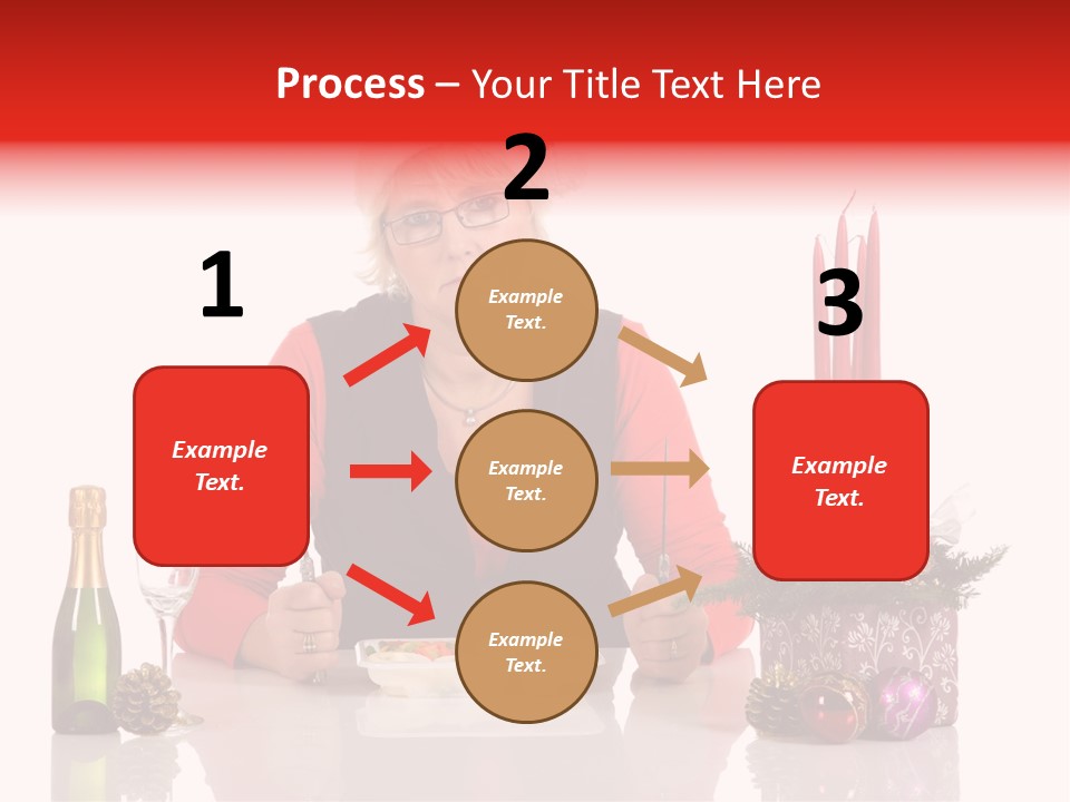 Unhealthy Dinner Sorrow PowerPoint Template