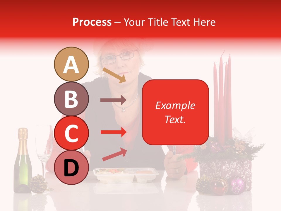 Unhealthy Dinner Sorrow PowerPoint Template