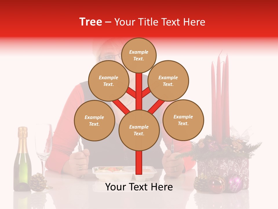 Unhealthy Dinner Sorrow PowerPoint Template