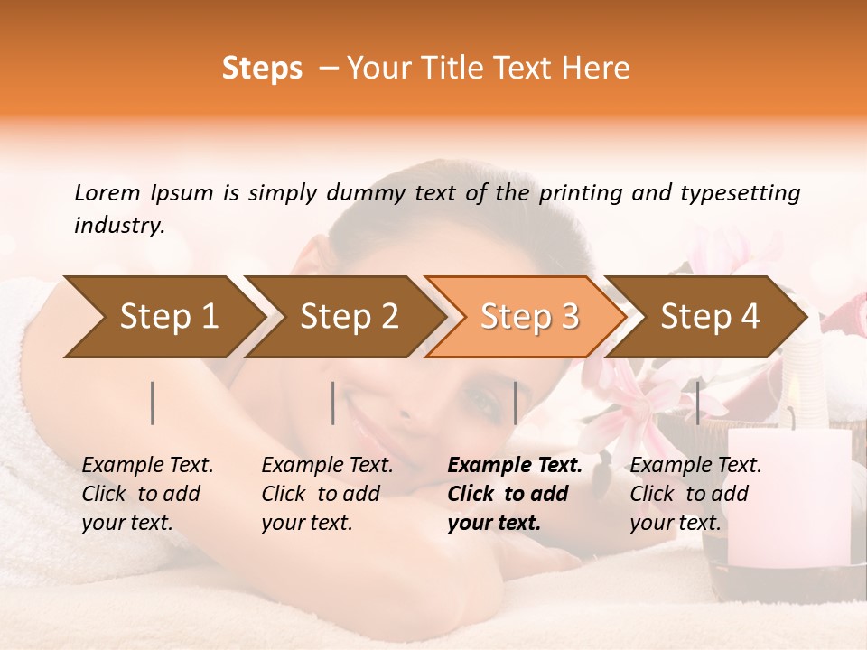Skincare Natural Smile PowerPoint Template