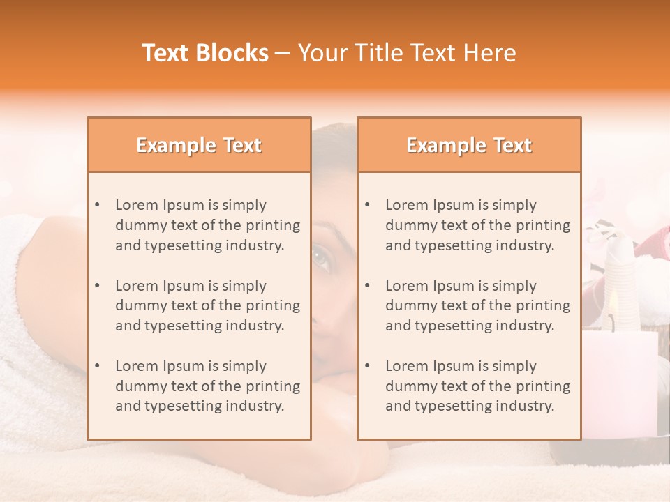 Skincare Natural Smile PowerPoint Template