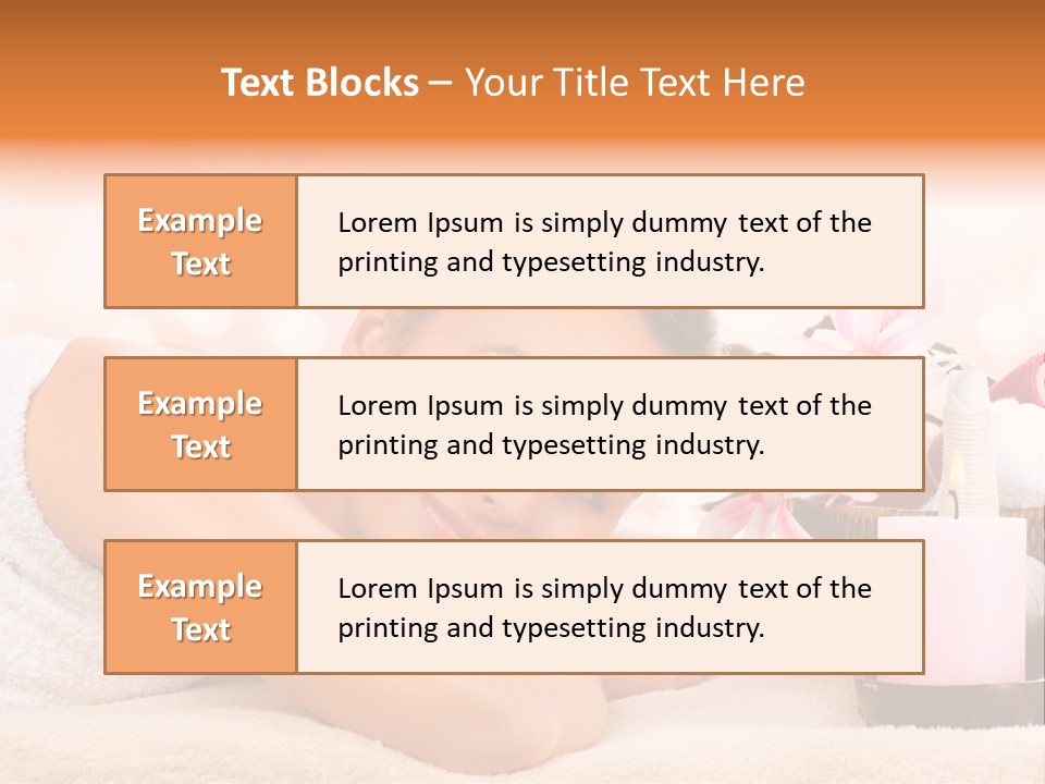 Skincare Natural Smile PowerPoint Template