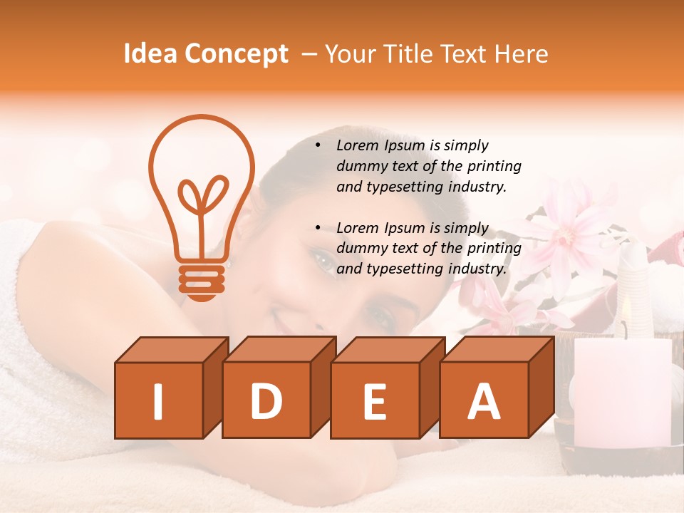 Skincare Natural Smile PowerPoint Template