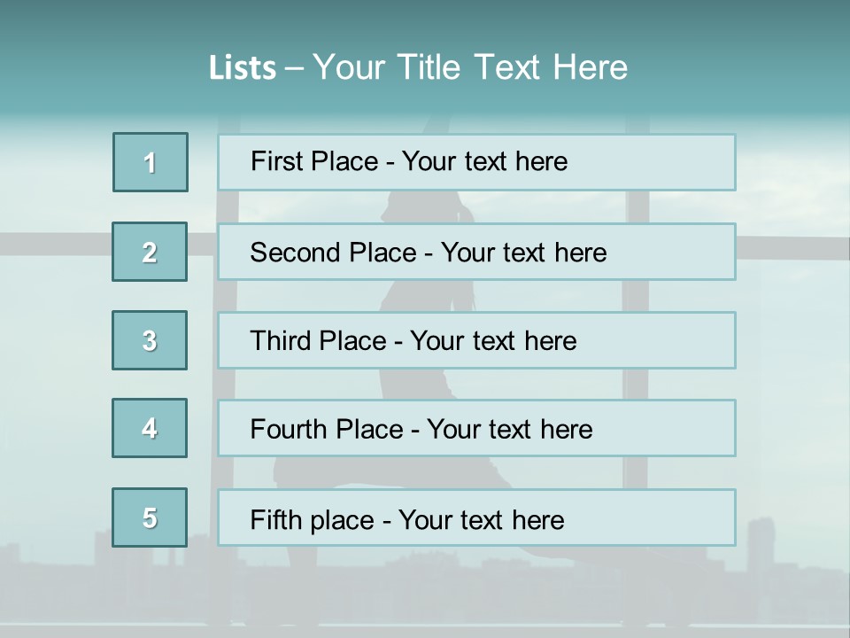 Young People One PowerPoint Template