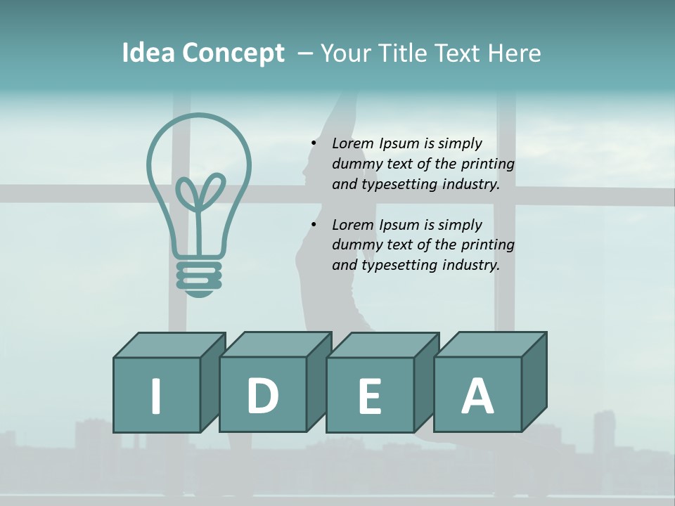 Young People One PowerPoint Template