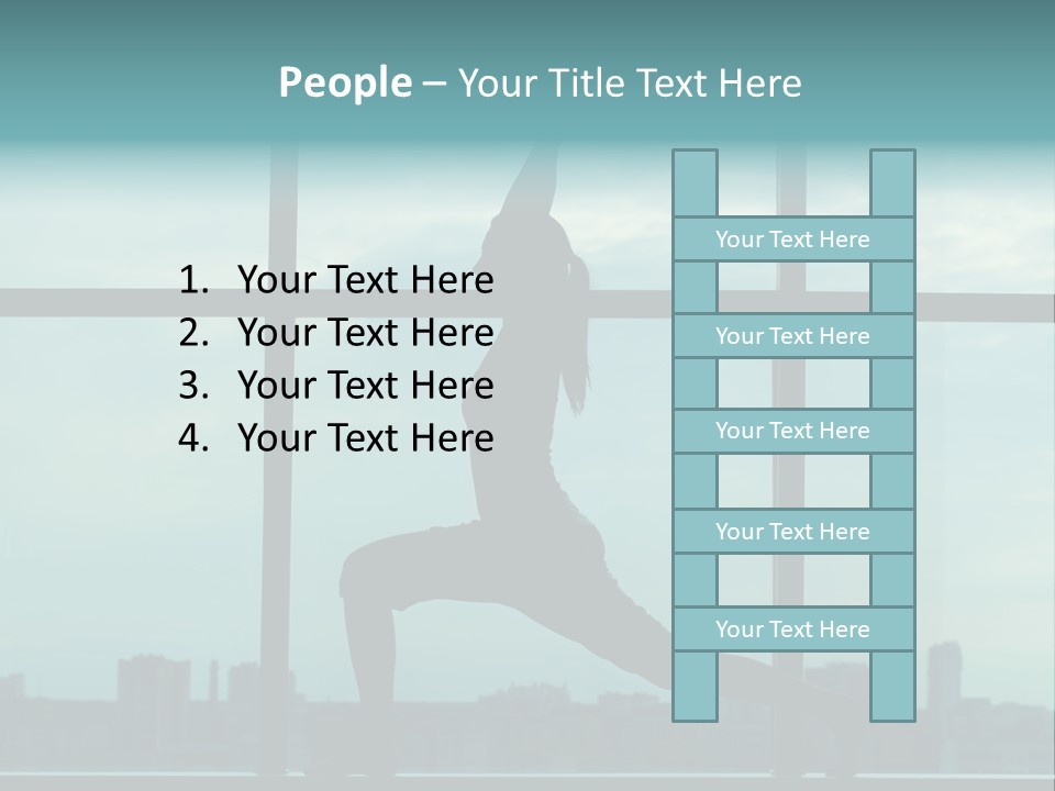 Young People One PowerPoint Template