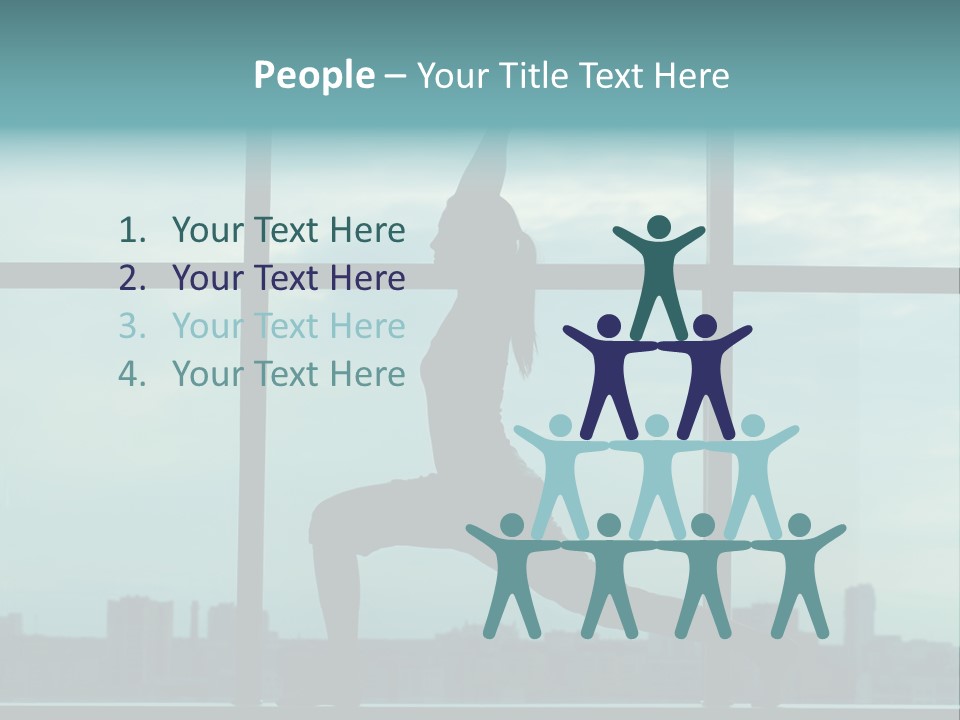 Young People One PowerPoint Template