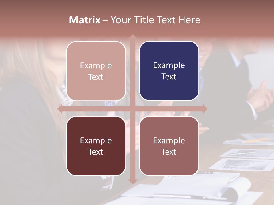 Cheerful Caucasian Corporate PowerPoint Template